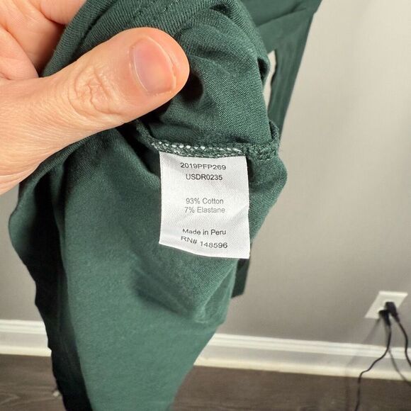 Universal standard Misa linen jersey tie dress ‘deep sea’ green - Picture 8 of 11